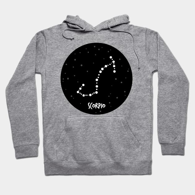 Scorpio Constellation Hoodie by krimons